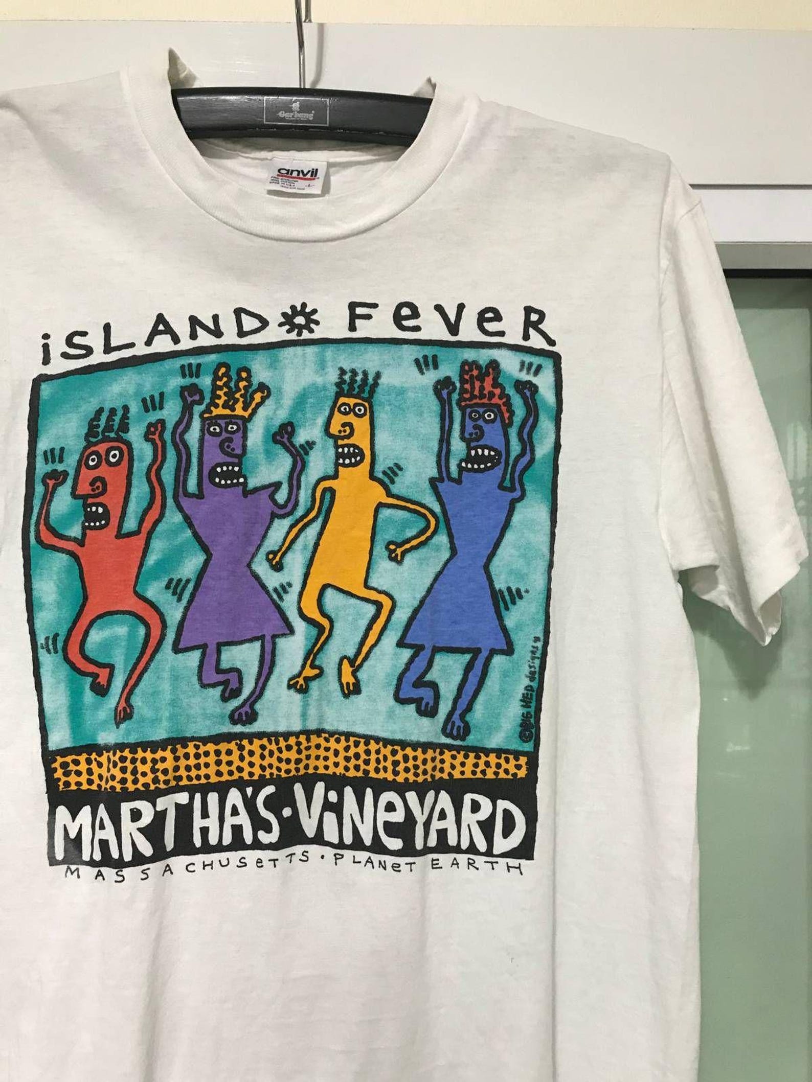 Vintage 90s Martha s Vineyard Island Fever T-Shirt XL