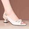 Women's Summer Mid-heel Sandals Fashion Stiletto Sandals