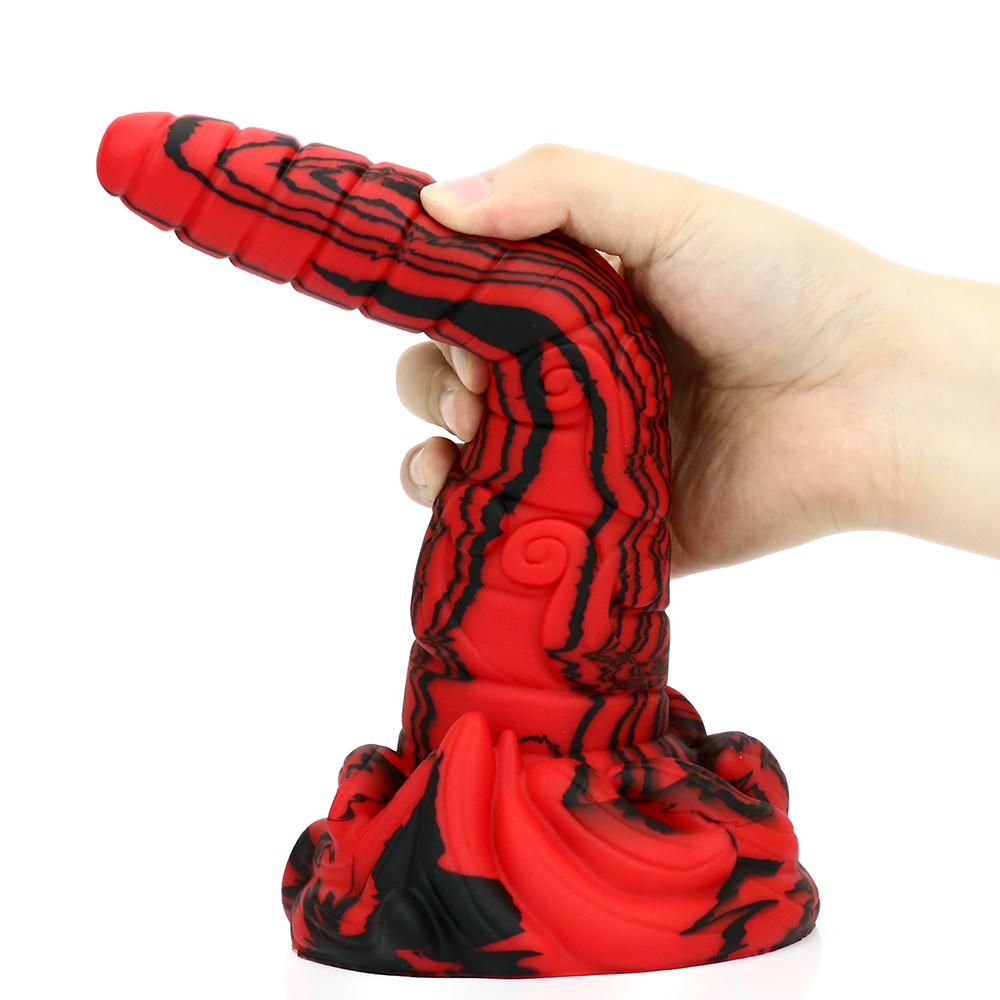 Animal Shaped Liquid Silicone Imitation Real and Fake Dildo, Oversized, Long and Thick Anal Plug, Masturbator, Adult Sex Toy