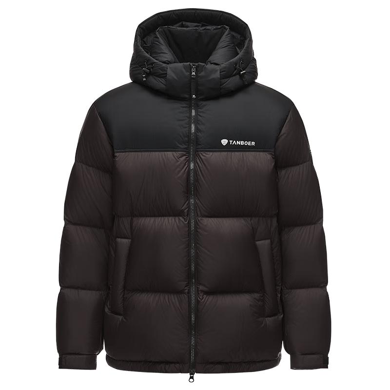 Tanboer TE5550370Z Unisex Detachable Hood Down Jacket