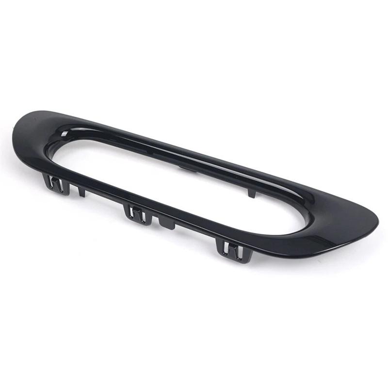 Για Mini F55 F56 F57 2013-2016 Κάλυμμα Φώτων Ομίχλης Πίσω Δακτύλιος Διακόσμησης 51127365737 ABS Επιμεταλλωμένο Φωτεινό Μαύρο
