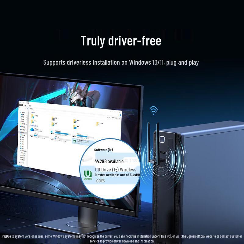 UGREEN AC1300 Dual Band USB WiFi Adapter (CN version)