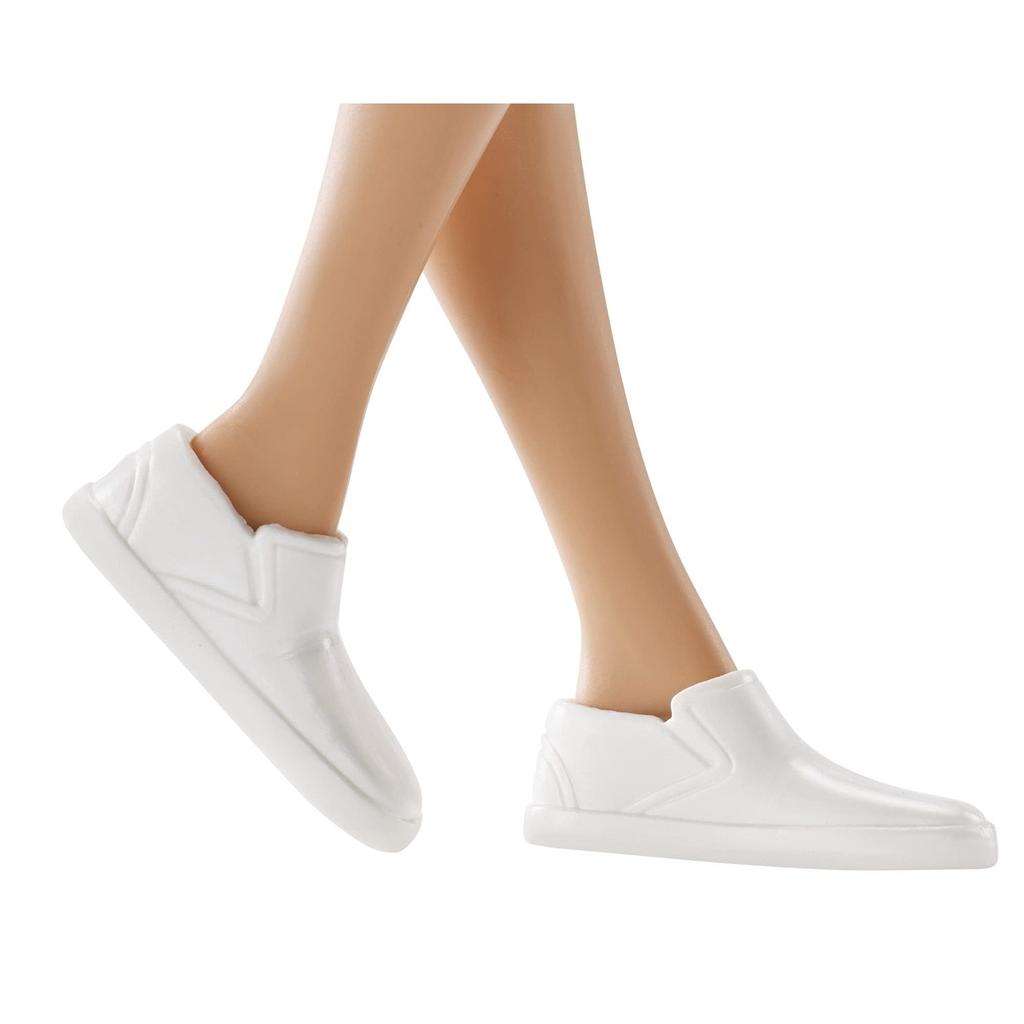 Lalka Barbie z różowym rowerem (Zestaw Lalka + Rower z Kaskiem i Bidonem) FTV96