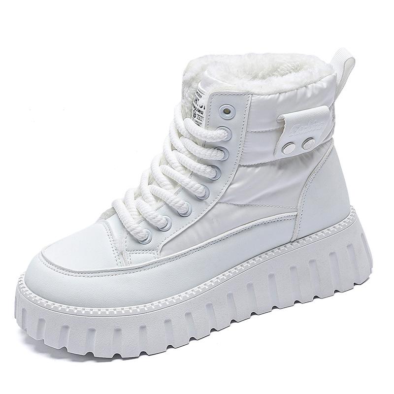 Winter new velvet high-top snow boots ins warm, non-slip and wear-resistant casual shoes ZY