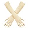 Halloween Long Nail Gloves for Women Witch Costume Party Accessories