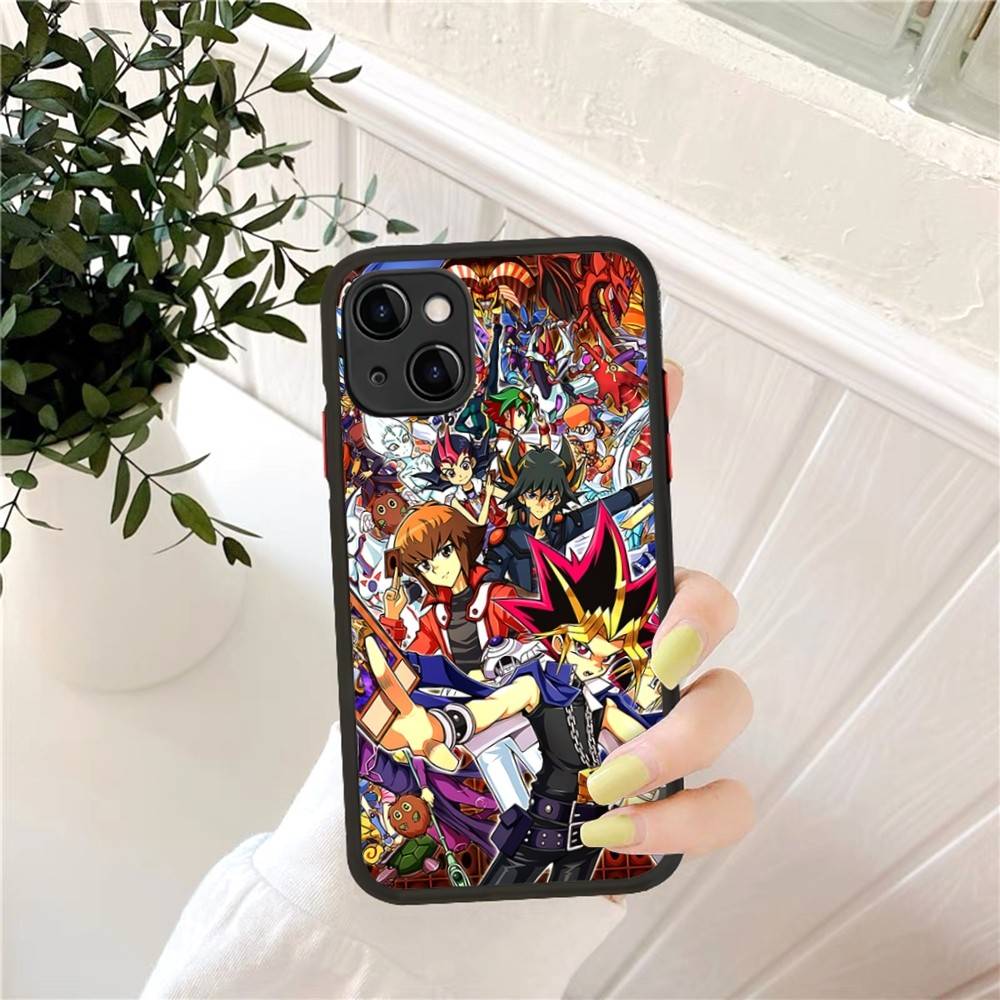 Amine Yu Gi Oh Classic Matte Transparent Phone Cover For IPhone Case 16 15 14 13 12 11 Pro Max X XS Max Plus