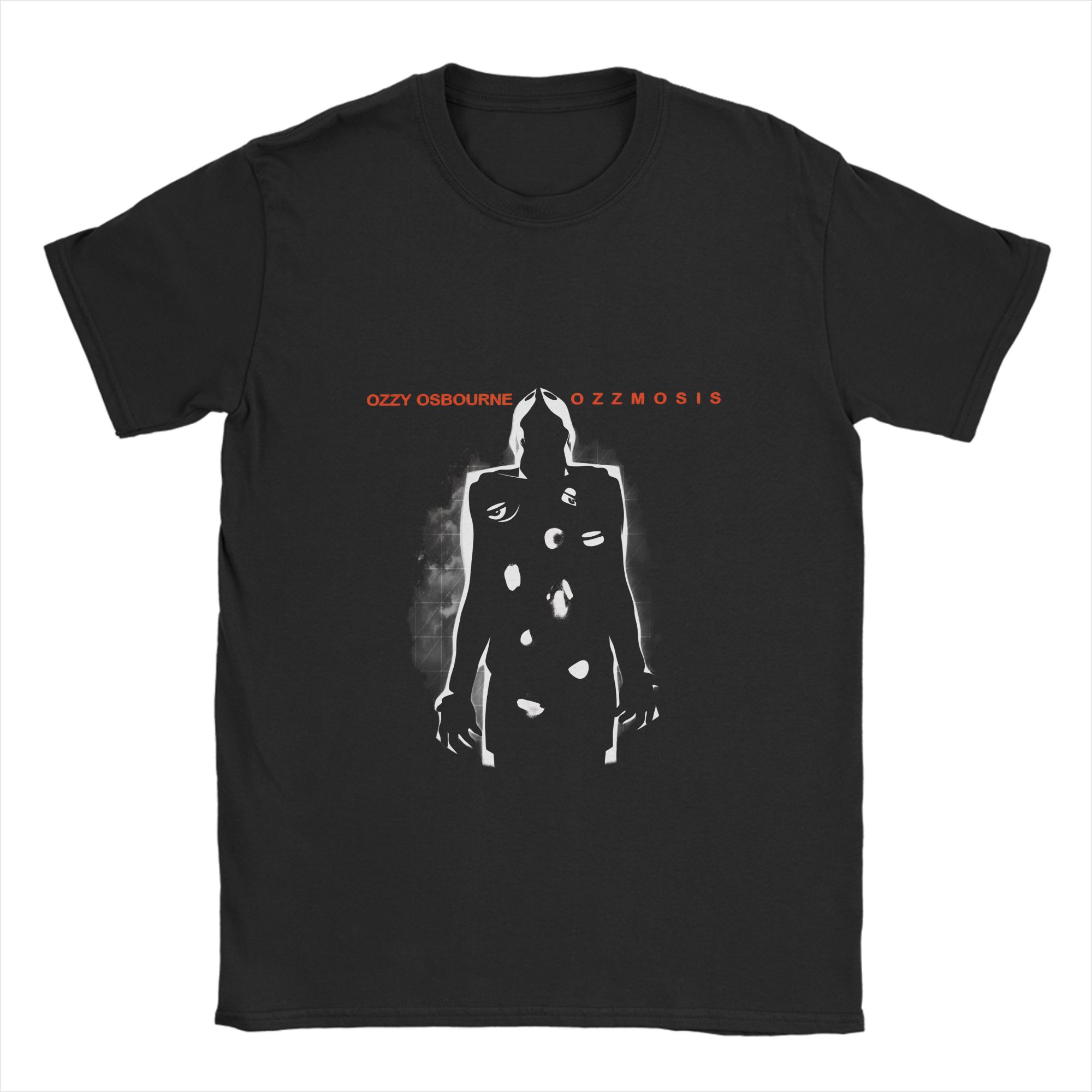 

Men Ozzy Osbournes T Shirts Cotton Clothing Fun Short Sleeve Crewneck Tee Shirt Printed T-Shirt - Men s Summer Cotton Graphi... S