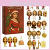 Mariah Carey Christmas 24day Advent Calendar Acrylic Figures For Holiday Gift Giving