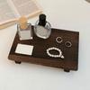 Large Capacity Jewelry Storage Tray Wooden Figurine Display Rack Retro Key Rack  Entrance