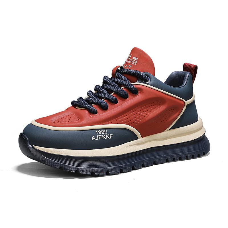 

Папины кроссовки осень новые дышащие простые мужские туфли повседневные износостойкие увеличивающие рост теплые повседневные туфли уличные мужские туфли на мягкой подошве 39