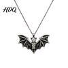 Unique Dark Aesthetic Jewelry Gothic Bat Halloween Accessory Vintage Punk Necklace Viking Durable Vampire Style Accessories Dangle Drop Earrings for