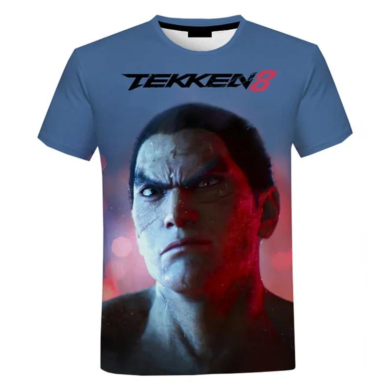 

Файтинг Новая Игра Tekken 8 Футболка с 3D-принтом для мужчин Одежда Харадзюку Уличная Одежда Футболка для мужчин Круглый вырез Короткий рукав Топы S