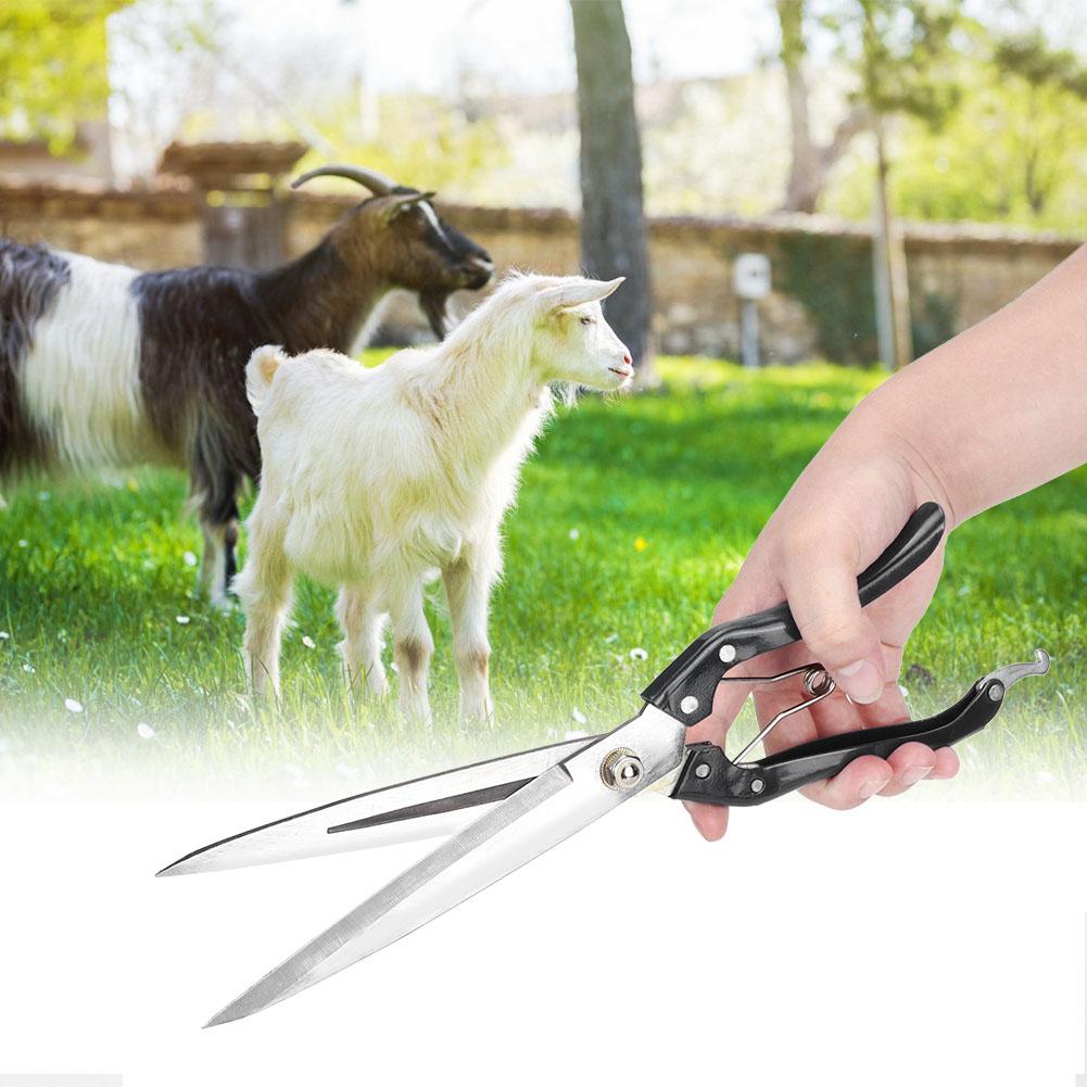 Handschere für Schaf Ziege Pferd Kaninchen Haustier Haare schneiden Wolle Allzweck verlängern Schere(Typ 3)