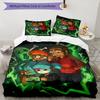 3pcs Sally Face1 Pattern Bedding Set Duvet Cover Set Includes Duvet Cover &pillowcases, Perfect All Season Bedroom Decoration & Gift