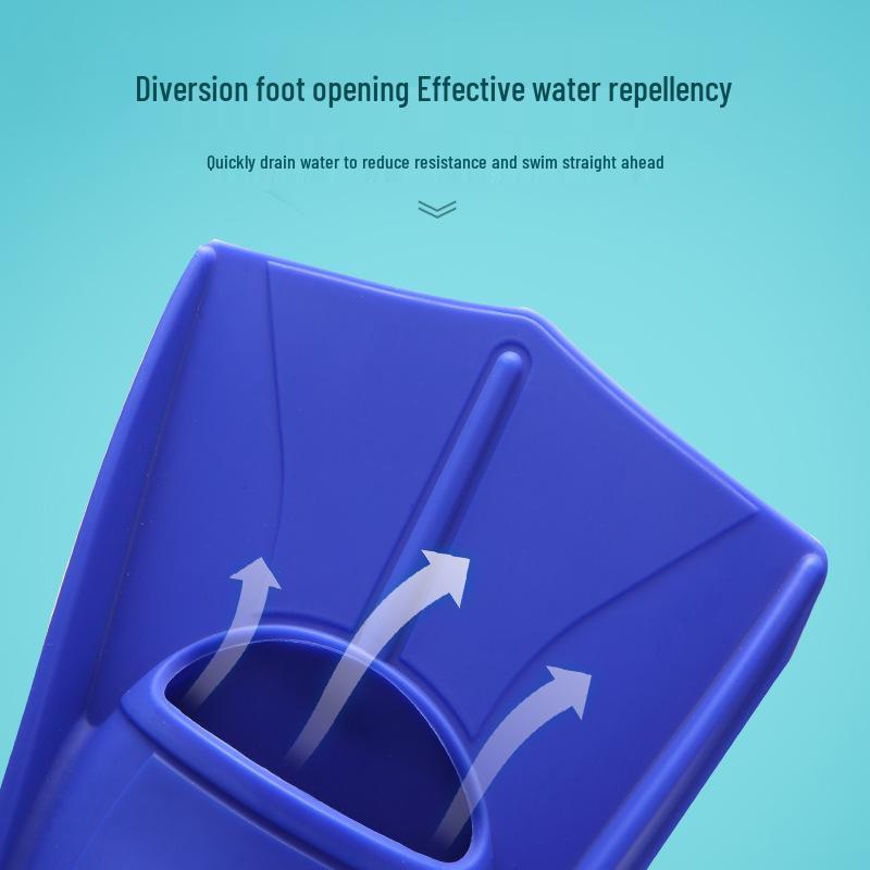 Yuke Silicone Fins - Adult & Kids Snorkeling, Swimming, Diving Flippers for Training