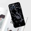 Black Night Camo Camouflage Case For iPhone 17 Pro Max 11 14 15 16 Pro Max 12 13 Mini 16 Plus 16e 17 Air Phone Cover