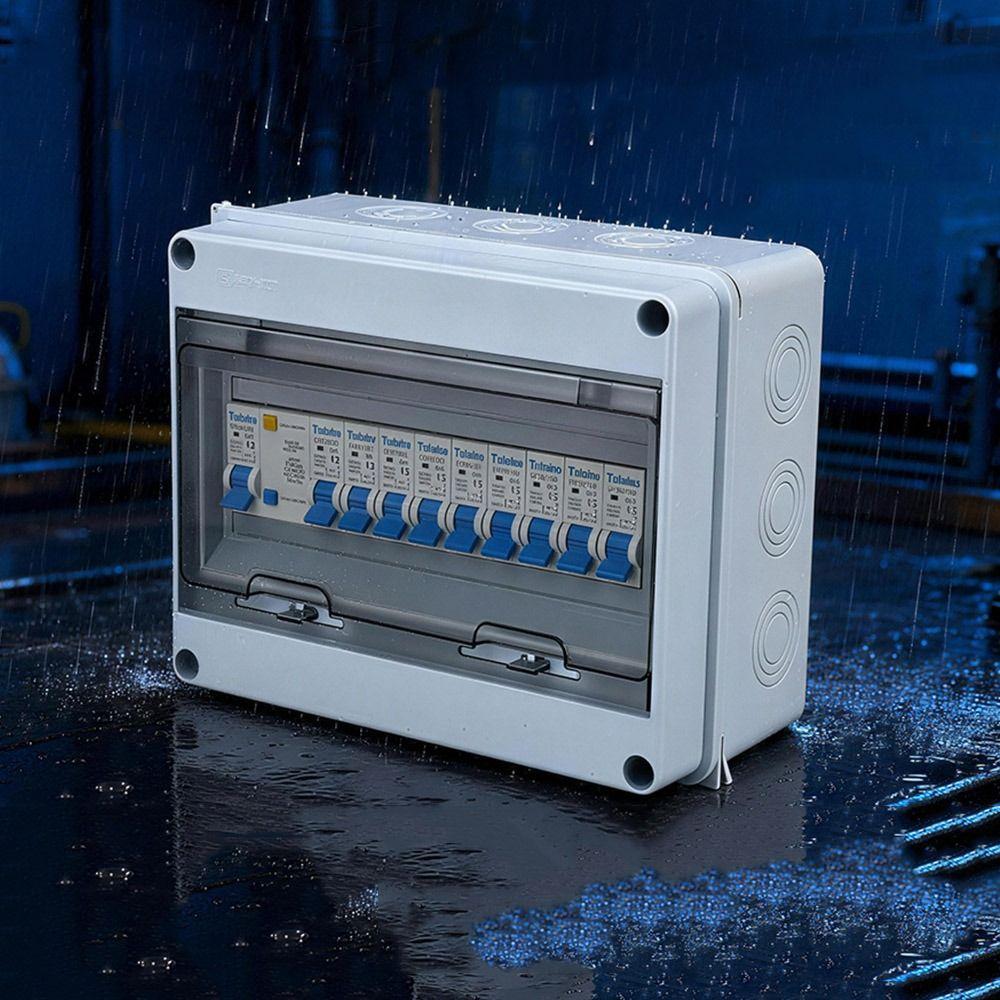 Caixa de Distribuição IP65 Caixa de Interruptores à Prova de Poeira Caixa de Junção Elétrica para Exterior Instalação Elétrica