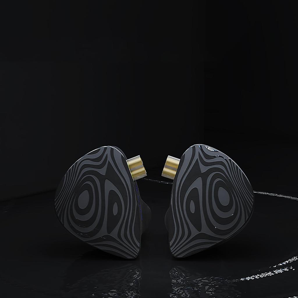 Linsoul CVJ Night Elf Hybrid Dynamische Ohrhörer Dual Compound Dynamischer Treiber 8mm Neu entwickelter Dynamischer Treiber DLC Diamantmembran Ergonomisches Design