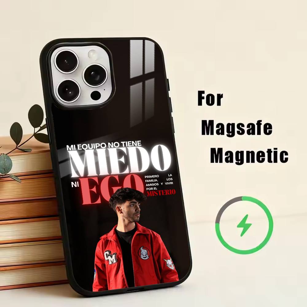 F-Fede V-Vigevani   Phone Case For iPhone17,16,15,14,13,12,11 Plus,Pro Magnetic with Magsafe Wireless Charging