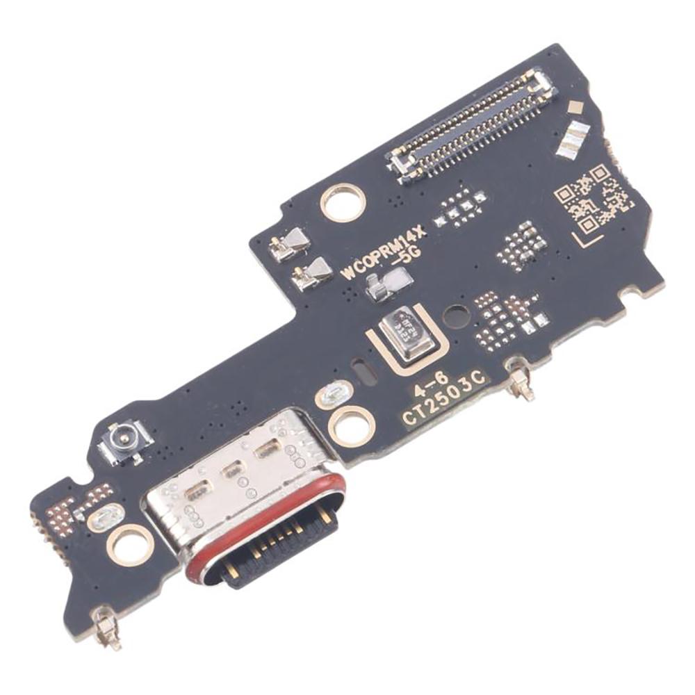 

For Realme 14x 5G Dock Connector Charging Port Flex Cable Replacement Part (Without Logo) A