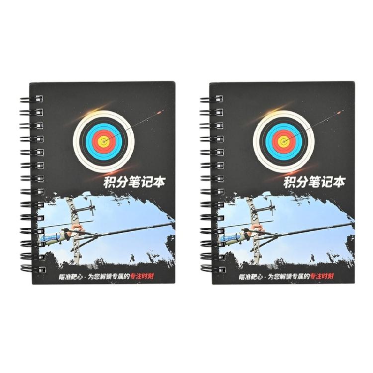 

2Pcs Shootings Score Tracking Notebook Daily Hunting Shootings Record Exercise Book Score Recording Keeper Easy to Use 1