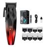 Professional Electric Hair Clipper Set with Digital Display for Barber Shop & Home Use