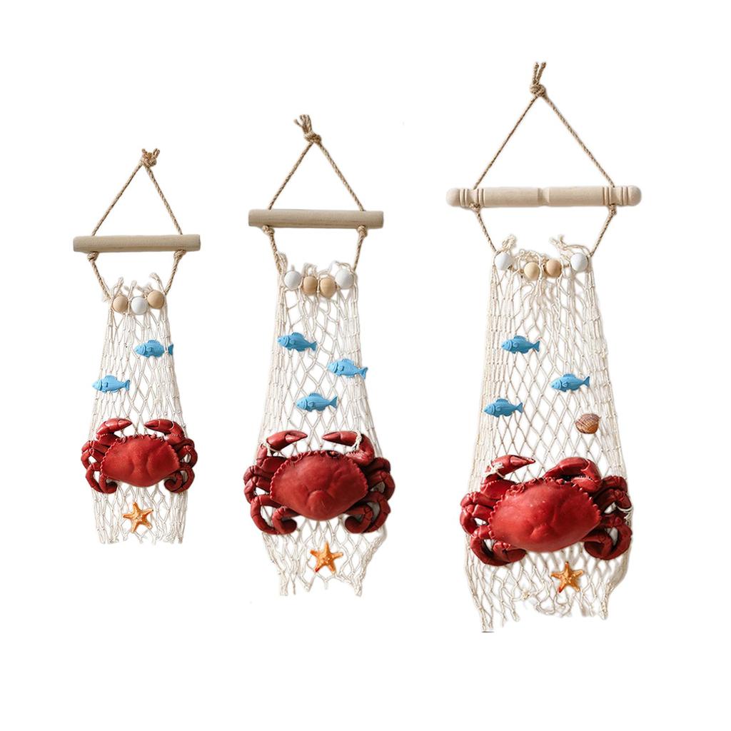 Resin Crab Statue Ideal Gift Crab Sculpture Pendant for Balcony Yard Office
