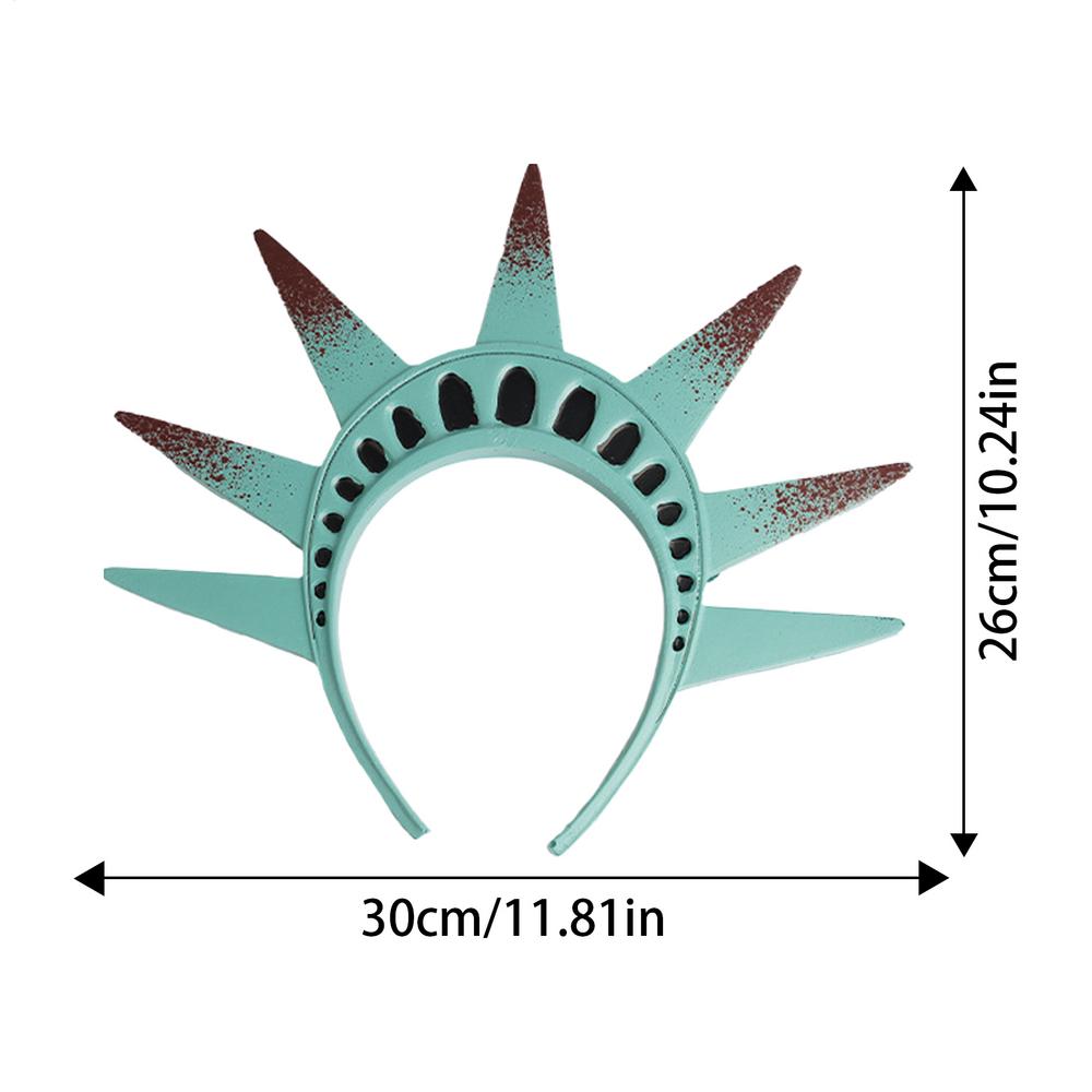 4th of July Outfits Statue of Goddesses Costume Lightweight Patriotic Accessory Prop for Holiday Event School Independence Day