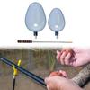 2 Fishing Baiting Casting Spoons,Fishing Lure Feeder Spoon Gift Throwing Spoons Telescopic