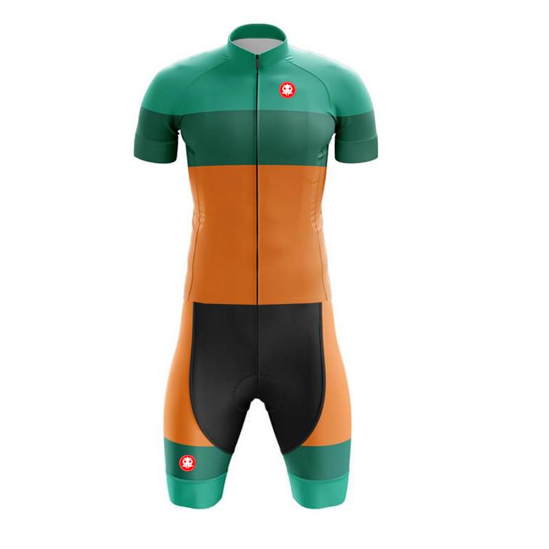 Triathlon Skinsuit Herre Cykeltøj Sommer Åndbar Cykeldragt Sæt 2026
