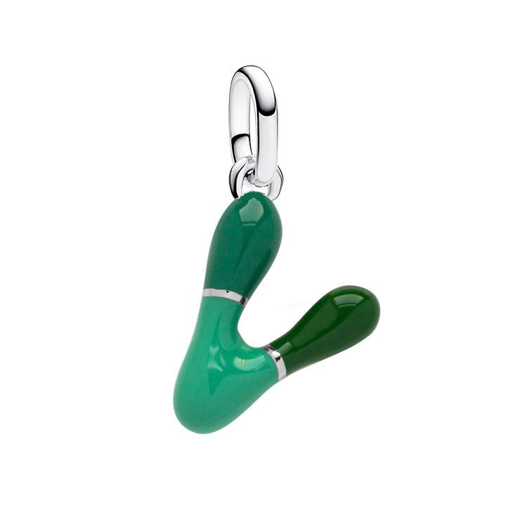 Authentic S925 Sterling Silver Charm Letter Pendant Fit  Bracelet Silver Dangle S925 Charm for Women Jewelry Loved Gift