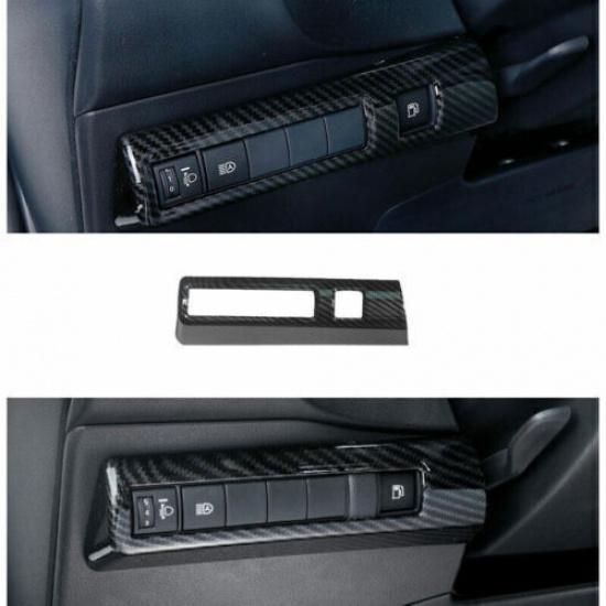 For Toyota Corolla Trim - Headlight Switch Control Frame Carbon Fiber