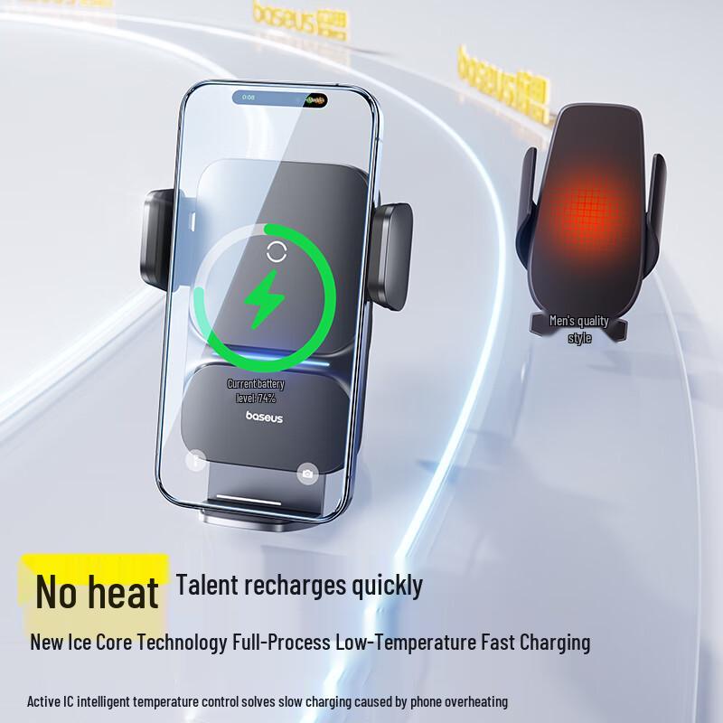 Baseus Auto-Lock Air Vent Fast Wireless Charging Car Phone Holder
