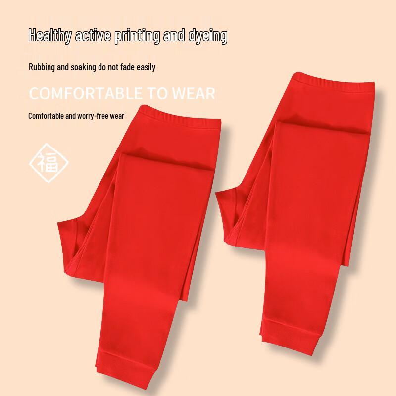 LILANZ Women's Red 100% Cotton Thermal Long Underwear