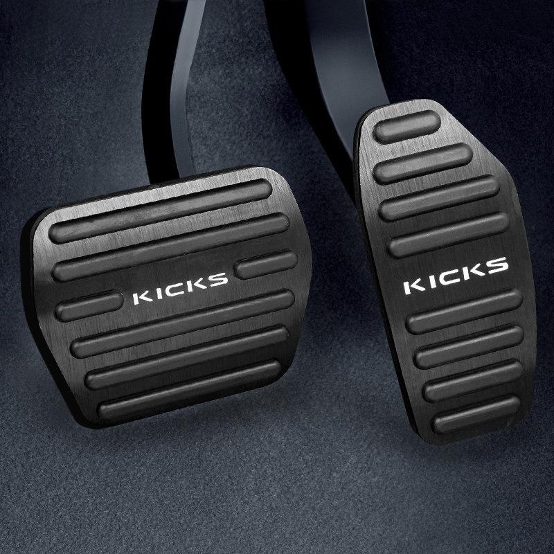 Car Foot Pedal Accelerator Fuel Brake Pedals Cover Pad For Nissan Kicks P15 2016 2017 2018     Accessories