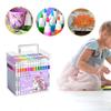 120Pcs Acrylic Paint Markers with Storage Box Waterproof Drawing Pens for Wood