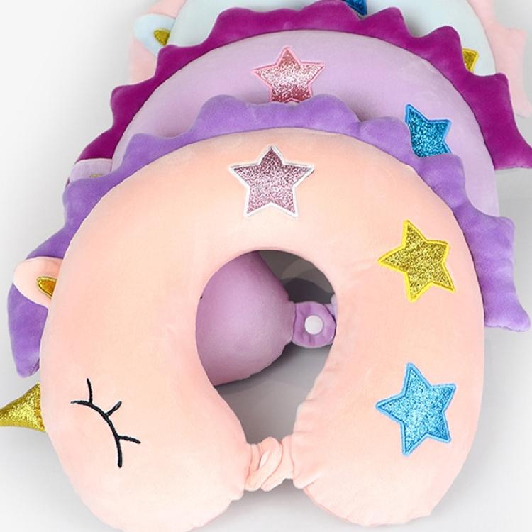 Weiches und bequemes Nackenstützkissen mit Tiermotiv für Kinder und Erwachsene auf Reisen
