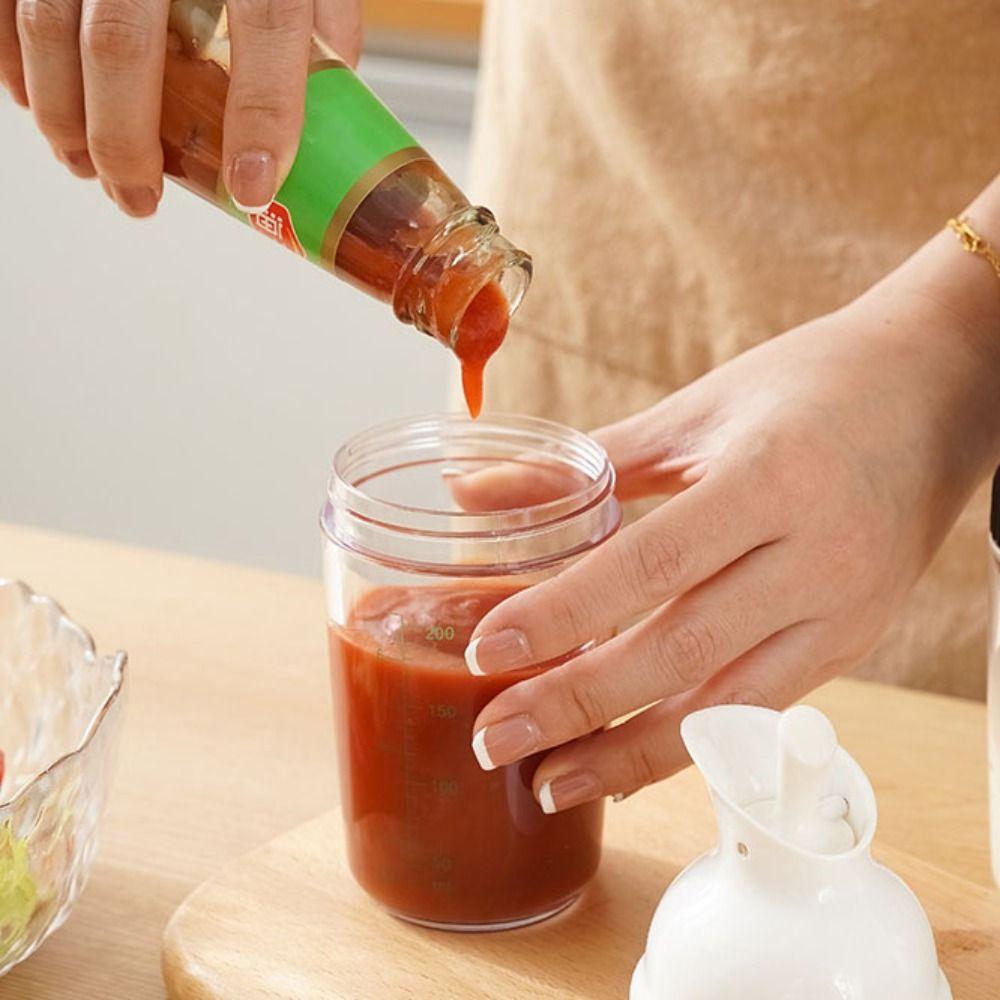 Easy Grip Sauces Dispenser Plastic Oil Bottle Practical Seasoning Bottle  Kitchen