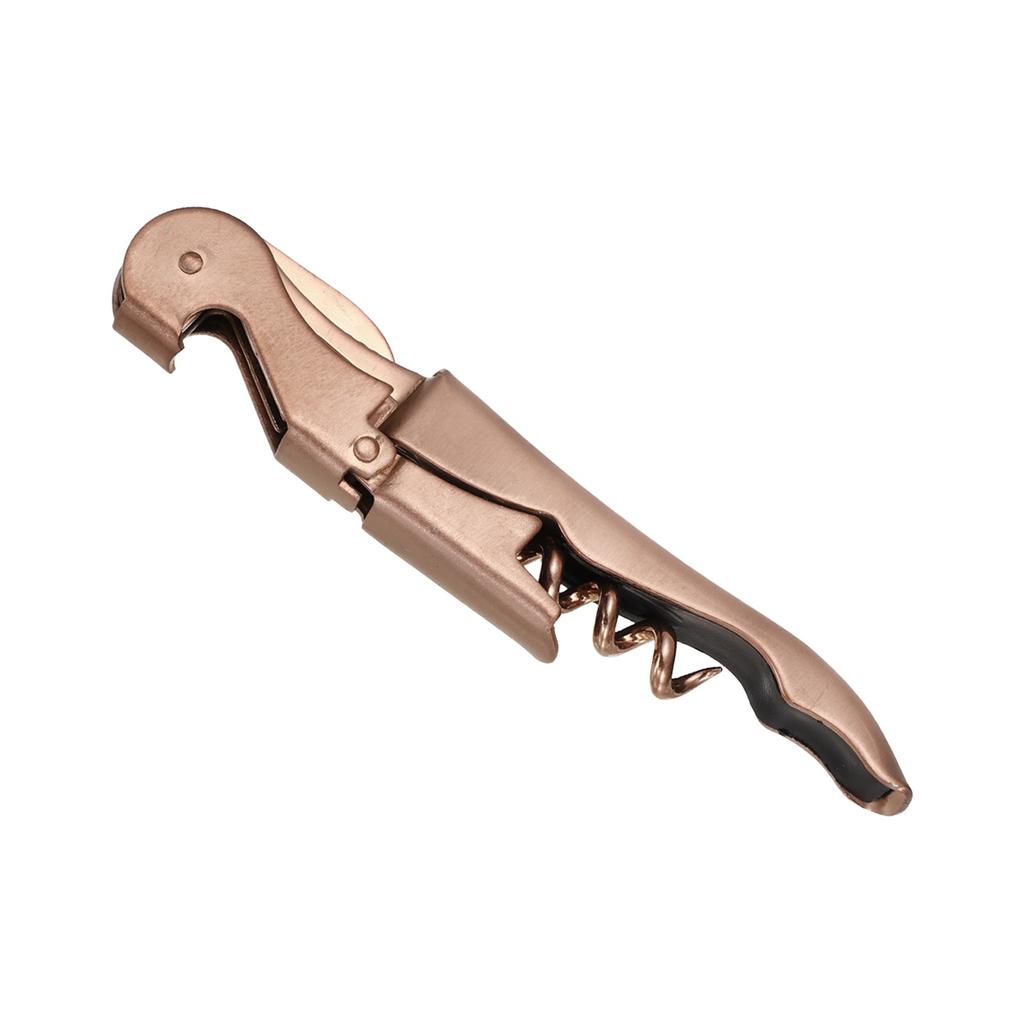 1/3Pcs Professional Waiters Corkscrew Stainless Steel Wine Key with Ergonomic Wood Grip Beer Bottle Opener and Foil Cutter