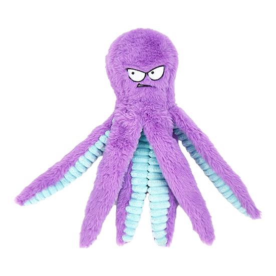 Dog Plush Octopus Toy Interactive Chew Toy Bite Resistant Sound Puppy Squeaky Octopus Rattle Pet Supplies