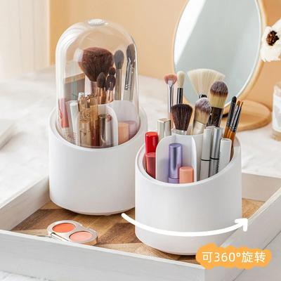 360° drehbarer Make-up-Pinselhalter Schreibtisch-Kosmetikpinsel-Organizer Lippenstift Augenbrauenstift Lidschattenpinsel Make-up-Werkzeughalter