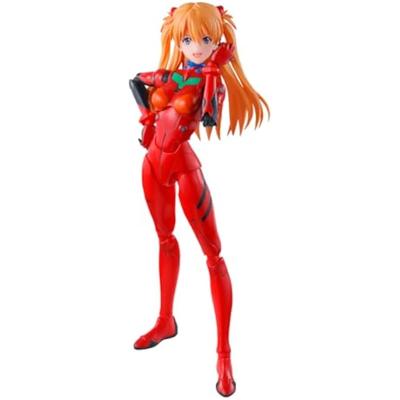 TAMASHII NATIONS S.H. Figuarts Evangelion: Shikiwa Asuka Langley Approx. 135 Mm PVC & ABS Pre-pai...