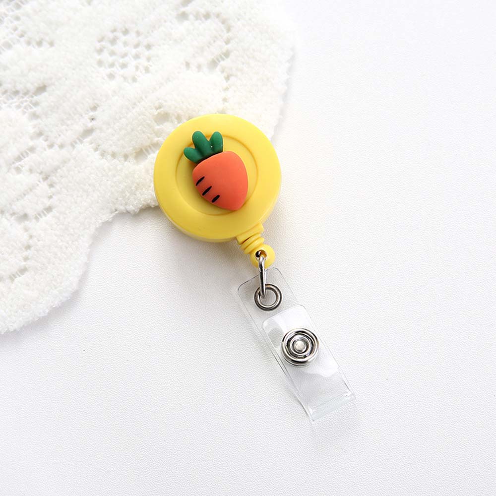 Buckle ID Name Holder Retractable Badge Reel ID Badge Holder Clip Credit Card Holder Clip