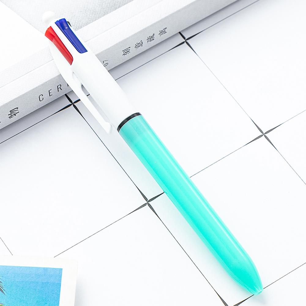 4-Farb-Stift Kreative Bunte Einziehbare Kugelschreiber Multifunktionsstift Für Marker Schreiben Schreibwaren
