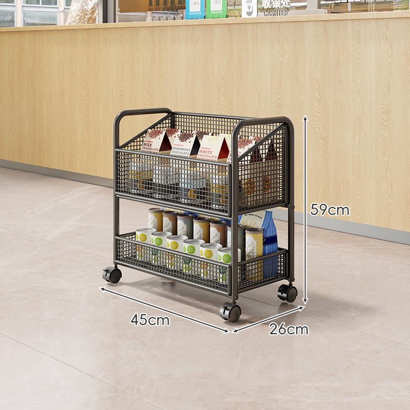 Multi-Layer Display Rack for Snacks, Baby Items, and Stationery in Convenience Stores and Pharmacies