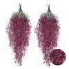 1pc Artificial Hanging Wisteria Flowers - UV Resistant Faux Plants for Home,  Parties - Versatile Indoor & Outdoor Decorations