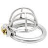 Male Bondage Short Restraint Chastity Penis Cage Stainless Toy