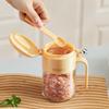 Wu Tuo Large Capacity Seasoning Jars with Spoons, 2-Pack