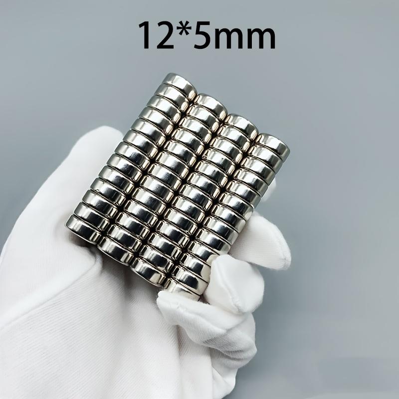 10pcs 12X5Mm Round Magnet, Magnet Sheet 12*5Mm, Suitable for Refrigerator, Kitchen, Storage