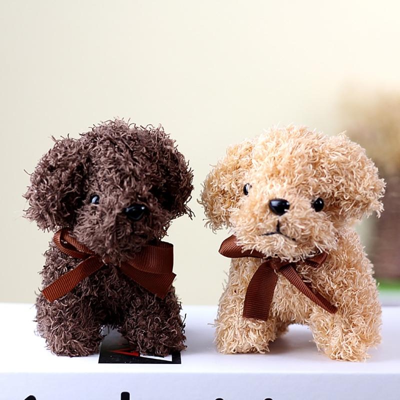 Cute Dog Keychain Adorable Stuffed Animal Pendant Plush Dog Keyrings Handbag Pendants Suitable for Keys and Backpacks